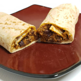 Cheap homemade burrito