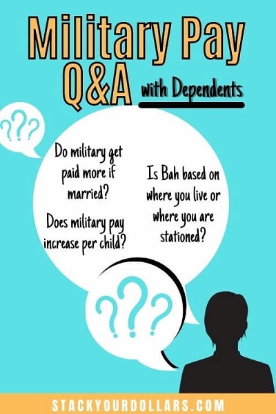Military pay Q&A with dependents